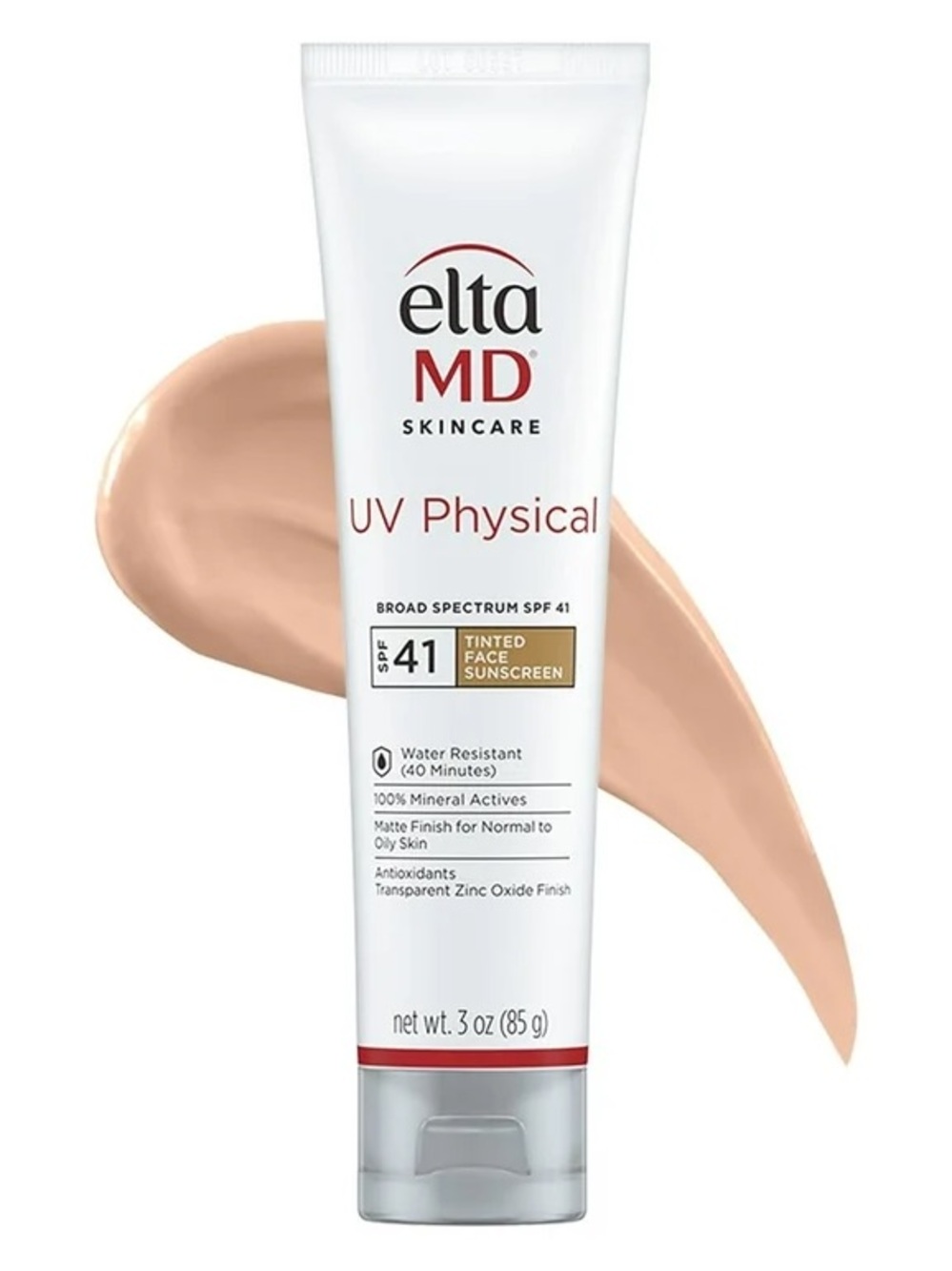 EltaMD Tinted Face Sunscreen Tube — White and Beige
